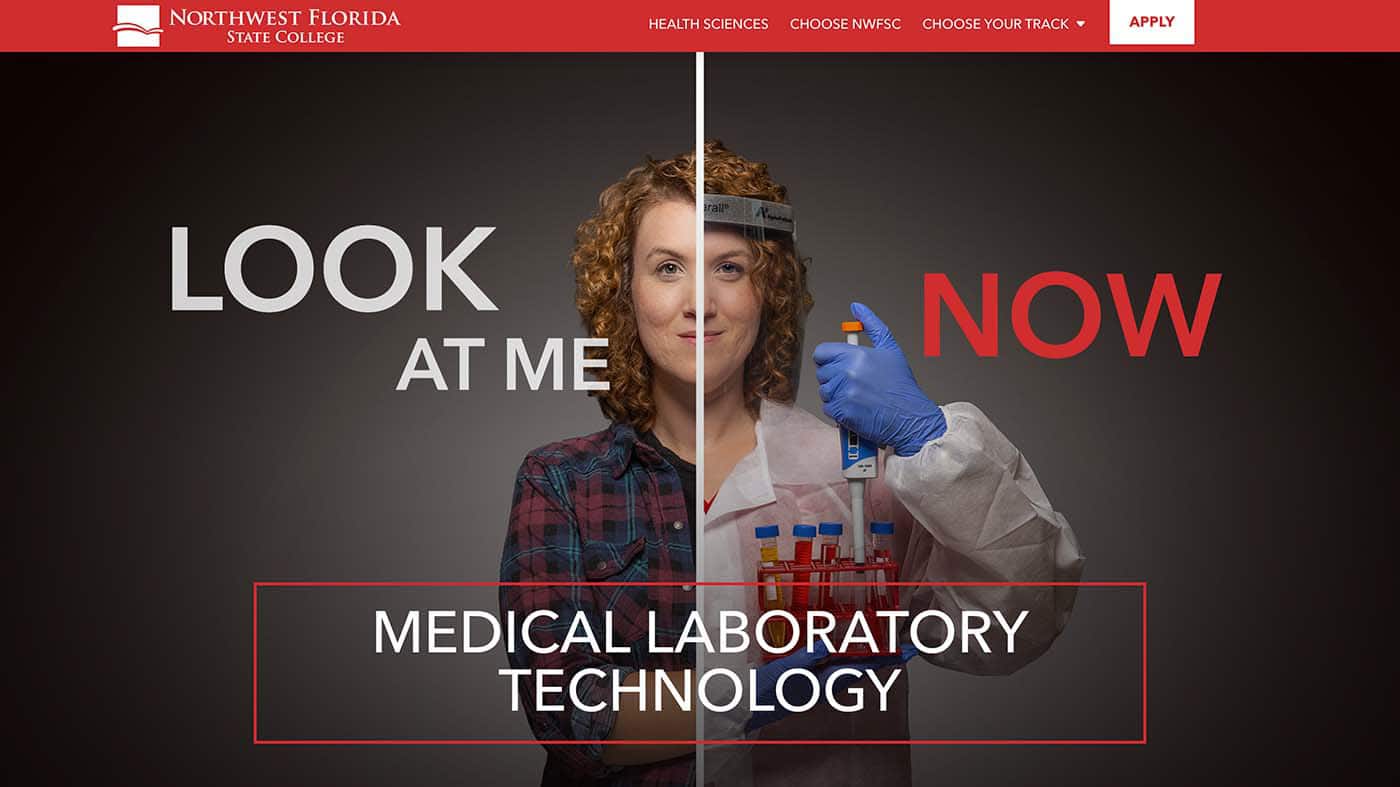 Look at me now. -Medical Laboratory Technology