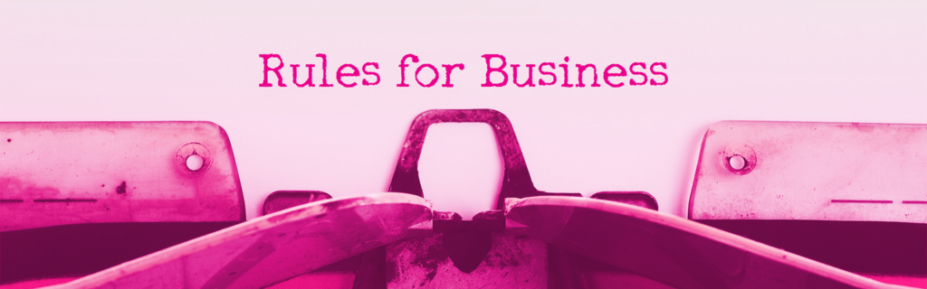 Rules for business (headline in image)